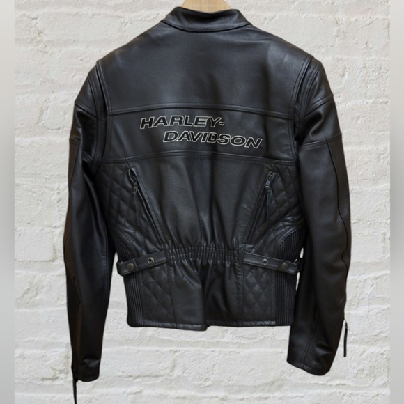 Harley-Davidson Leather Riding Jacket Size Medium - Picture 1 of 9